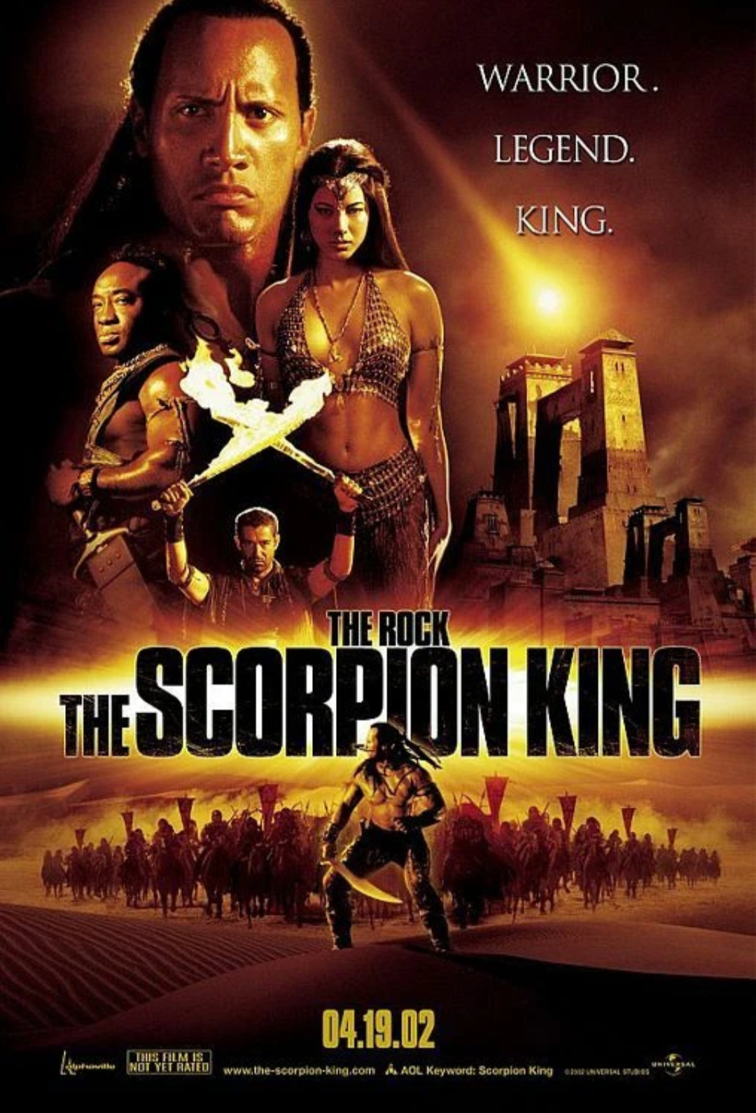 The Scorpion King 11.5x17 Promo Movie Poster