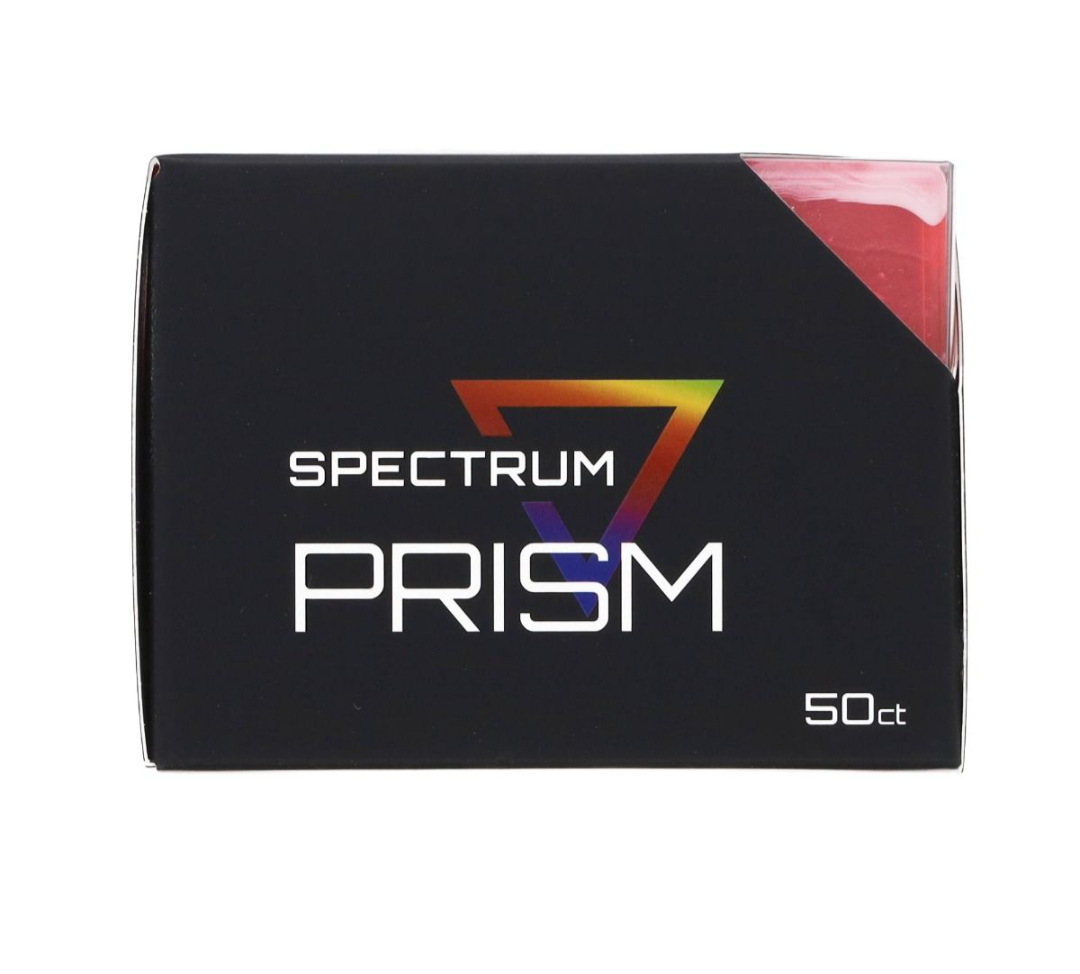 Spectrum Prism Deck Case - Carnelian Red Holds 50 Cards