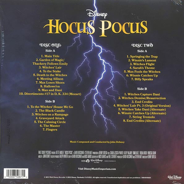 Vinyl Record John Debney Hocus Pocus Soundtrack (Limited Blue Jay Color Vinyl) (Walmart Exclusive)