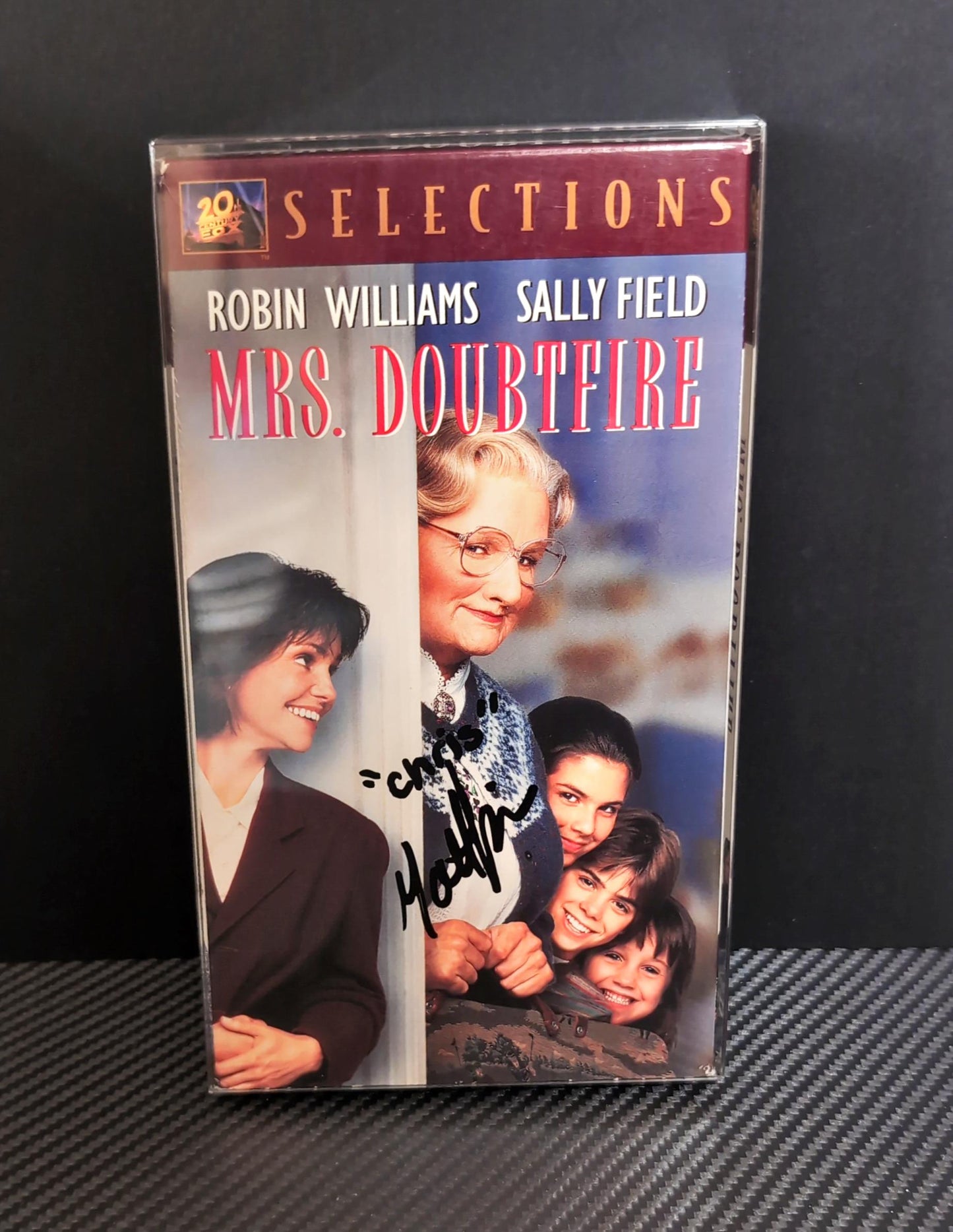 Matthew Lawrence SIGNED VHS Mrs Doubtfire