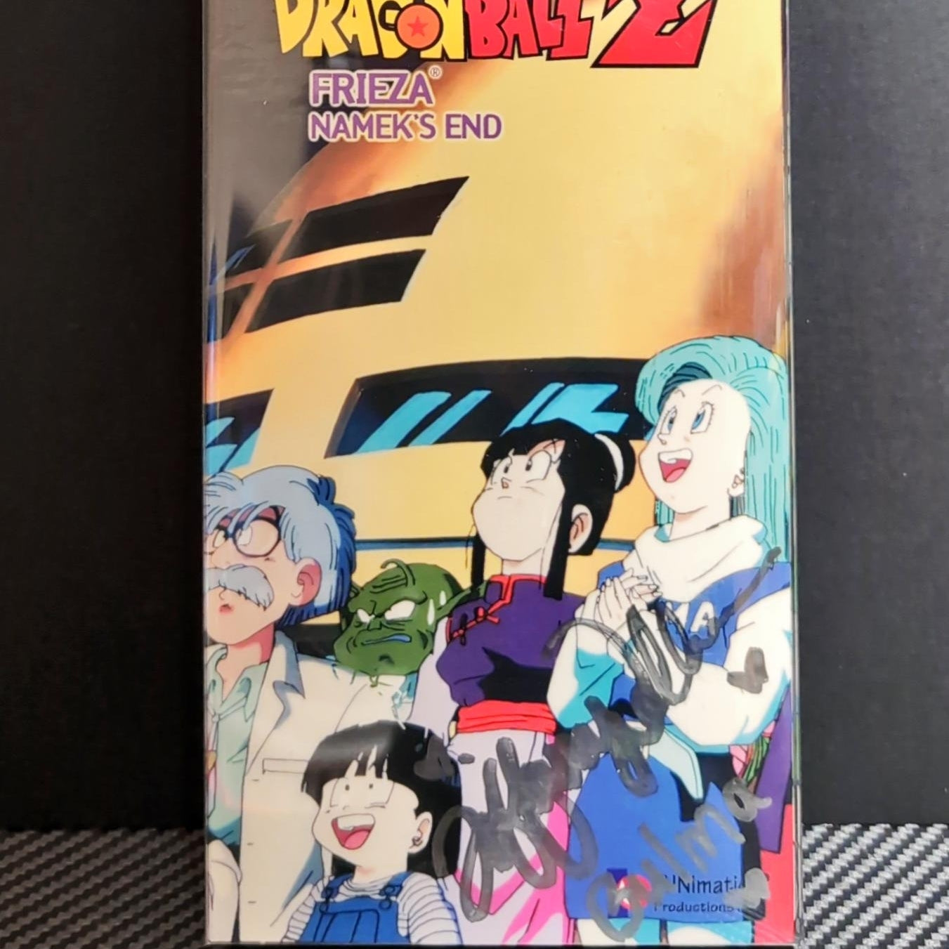 Tiffany Vollmer SIGNED VHS Dragon Ball Z Frieza: Nameks End