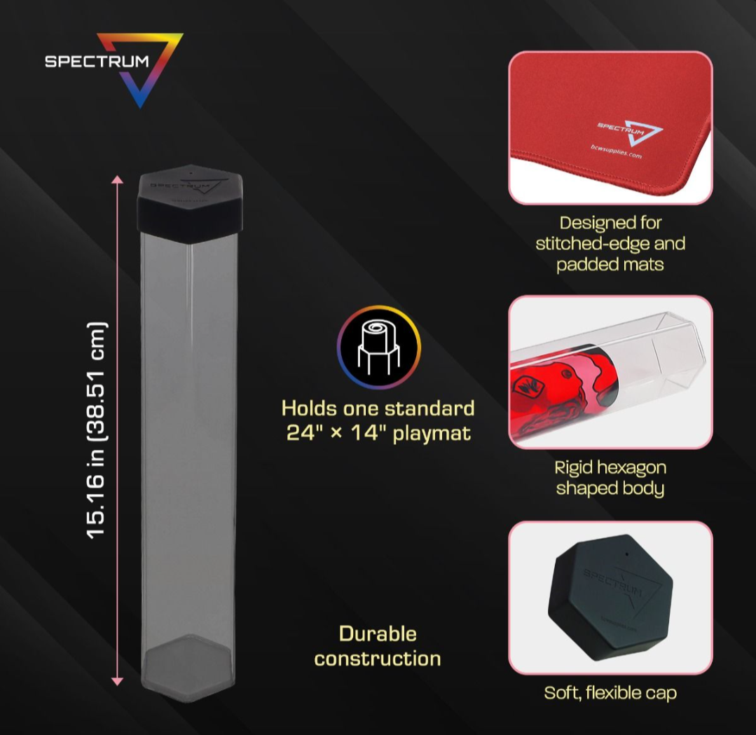 BCW Supplies Large Playmat/Small Poster Tube Spectrum