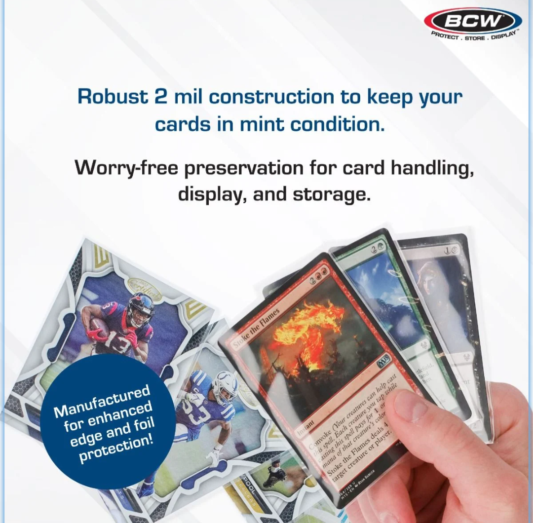 Standard Card Sleeves 100 pack