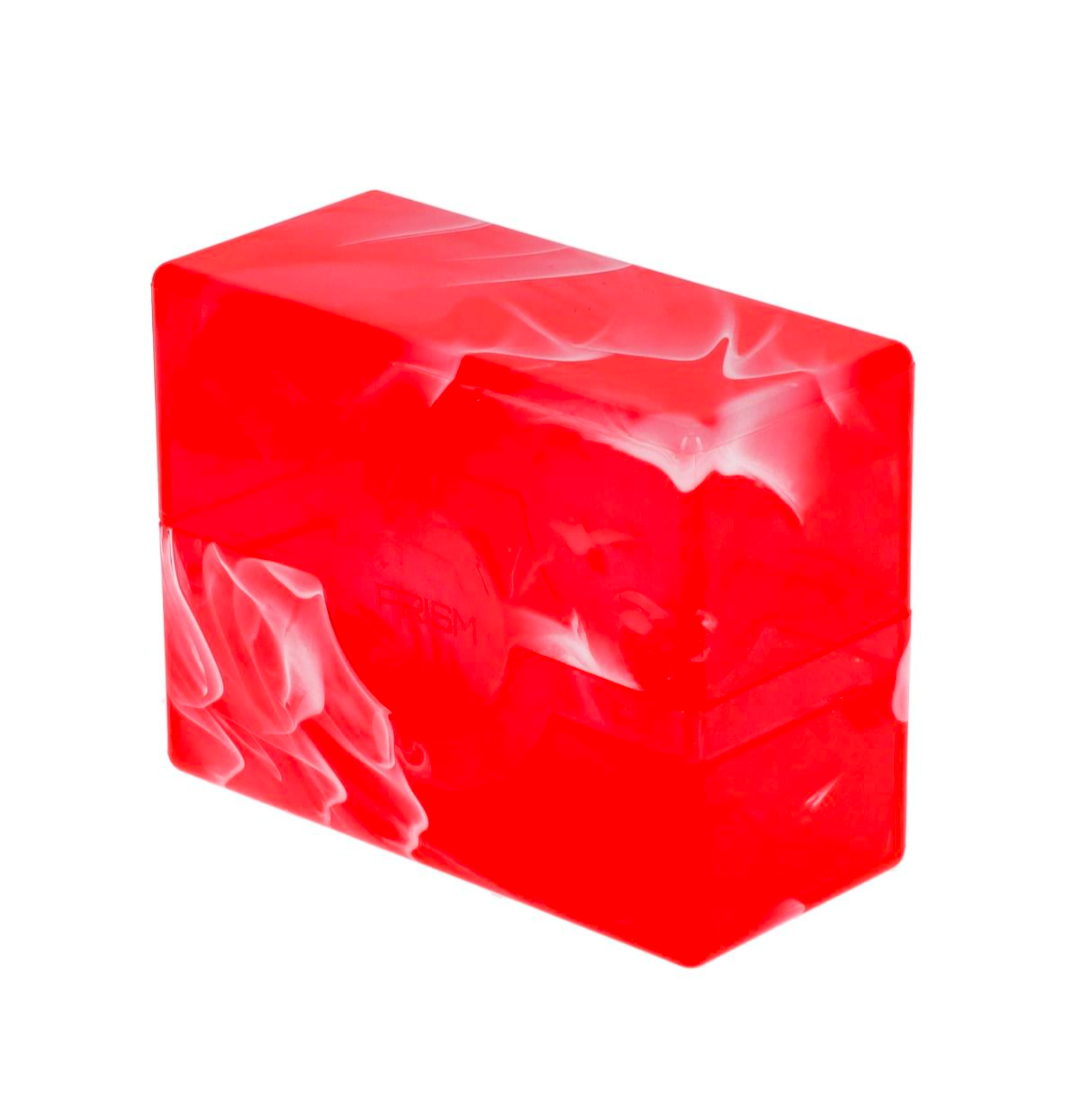Spectrum Prism Deck Case - Carnelian Red Holds 50 Cards
