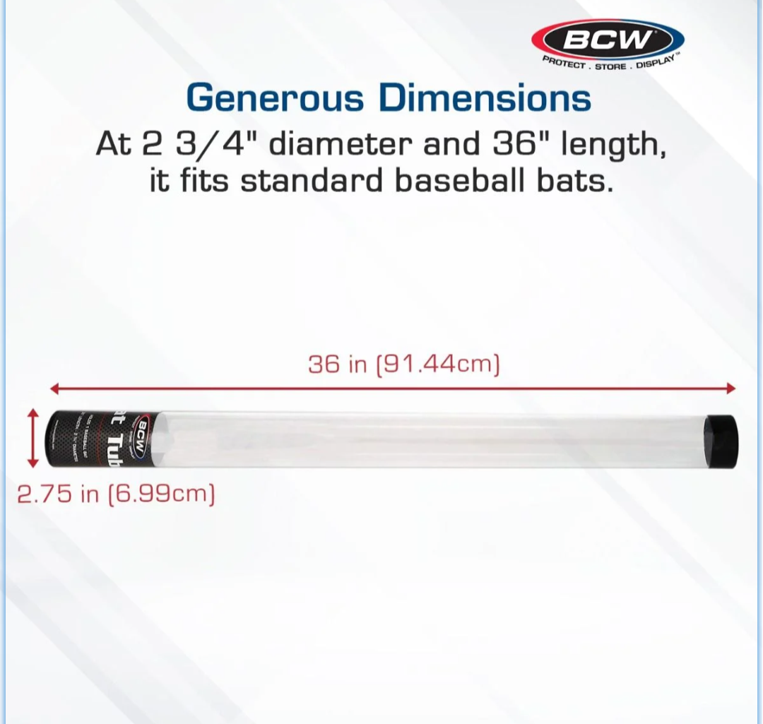 BCW Supplies Baseball Bat/Poster Tube