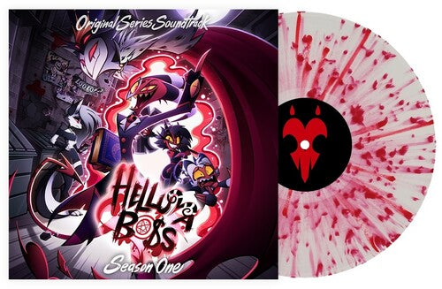 SIGNED Brandon Rogers, Richard Horvitz, and Erica Lindbeck Vinyl Record Helluva Boss: Season 1 (Demon Blood Edition)(Original Soundtrack) JSA with Toploader