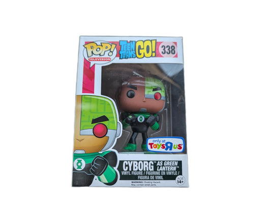 Funko Pop! Cyborg As Green Lantern Toys R' Us Exclusive 338 (BOX DAMAGE)