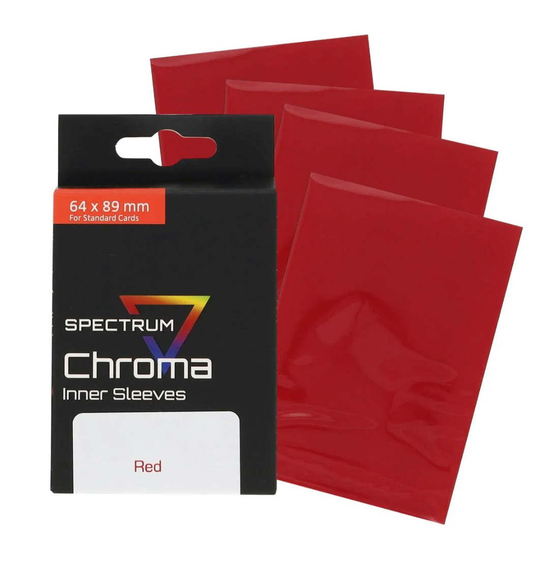 BCW Supplies Chroma Inner Sleeve: Red
