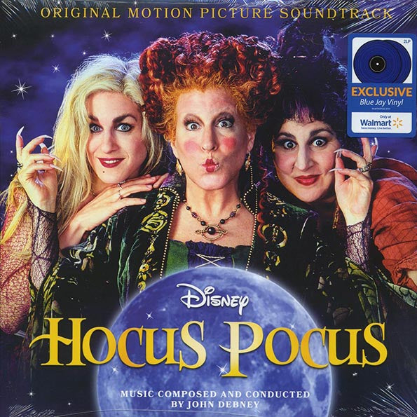 Vinyl Record John Debney Hocus Pocus Soundtrack (Limited Blue Jay Color Vinyl) (Walmart Exclusive)