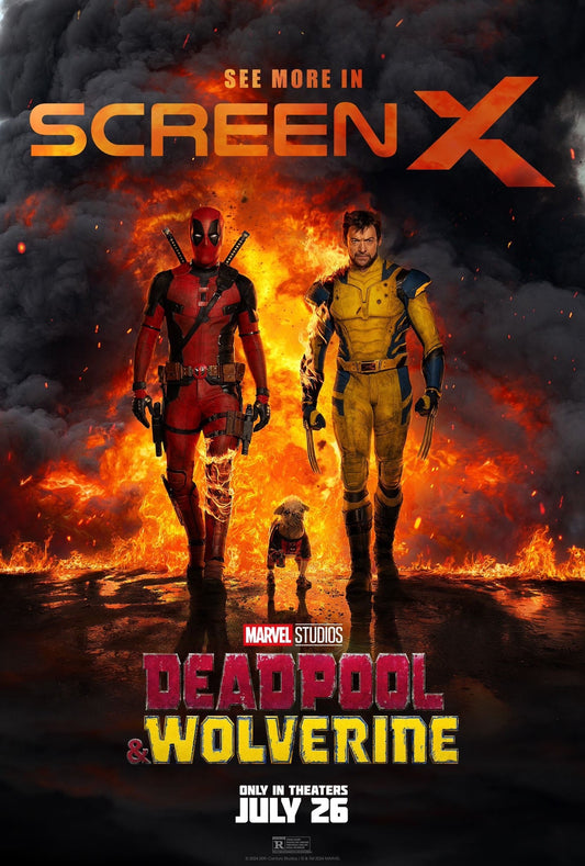 Poster Deadpool & Wolverine Screen X 11"x17" Promo