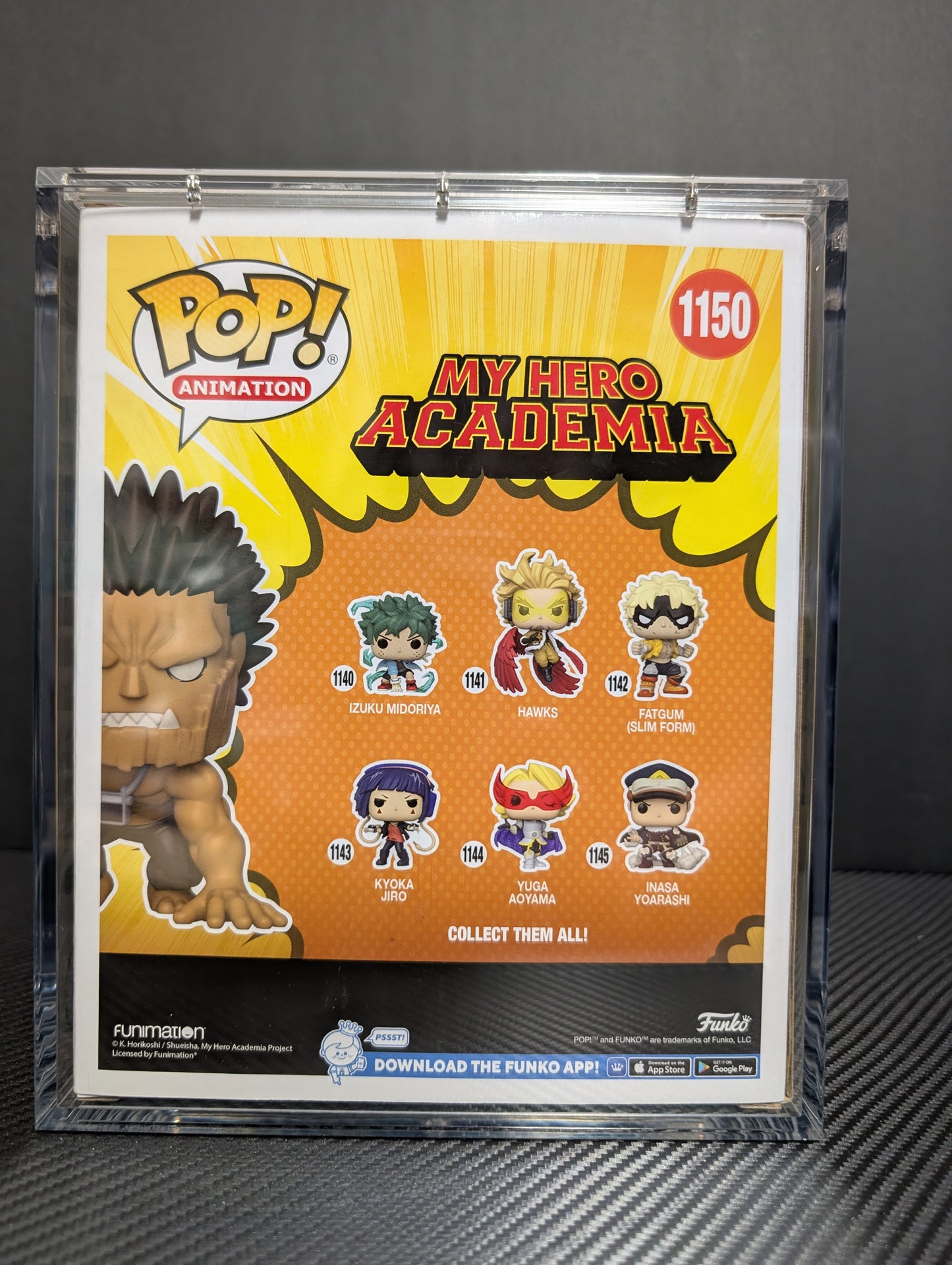 SIGNED Cris George Funko Pop! 6" Gigantomachia My Hero Academia Specialty Series 1105 With 6" PopShield Armor