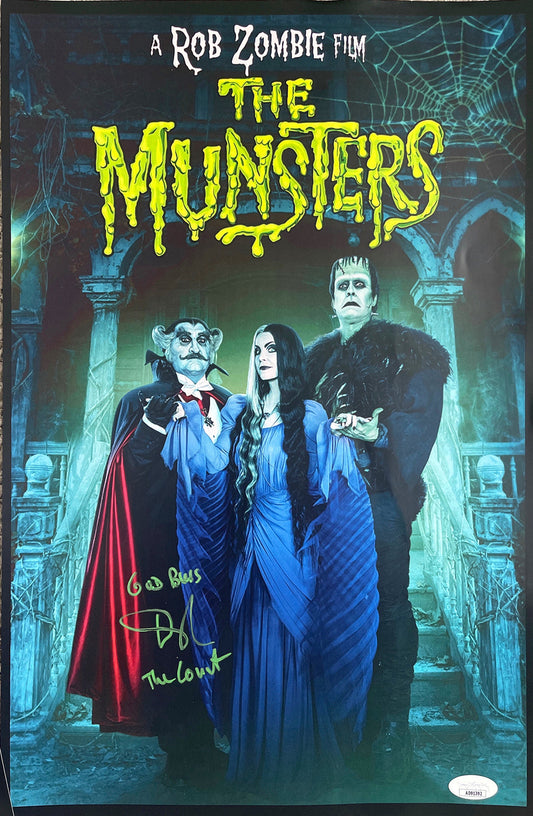 Daniel Roebuck SIGNED The Munsters 11x17 Print JSA