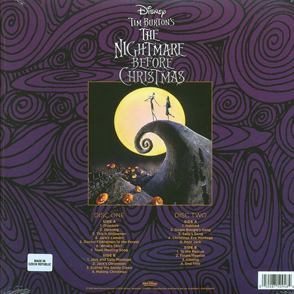 Vinyl Record The Nightmare Before Christmas Urban Outfitters Exclusive 