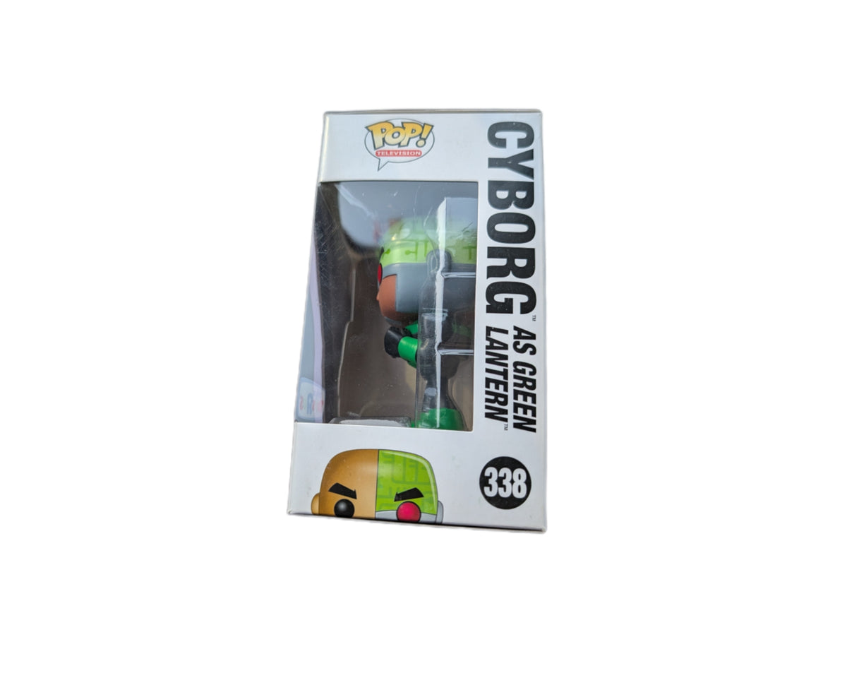 Funko Pop! Cyborg As Green Lantern Toys R' Us Exclusive 338 (BOX DAMAGE)