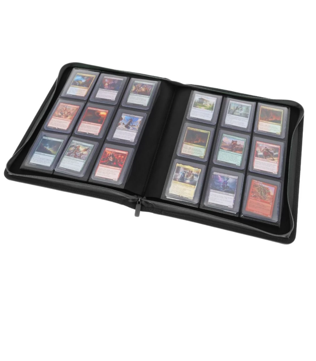 BCW Supplies Z-Folio 9-Pocket LX Album - Toploaders - Black