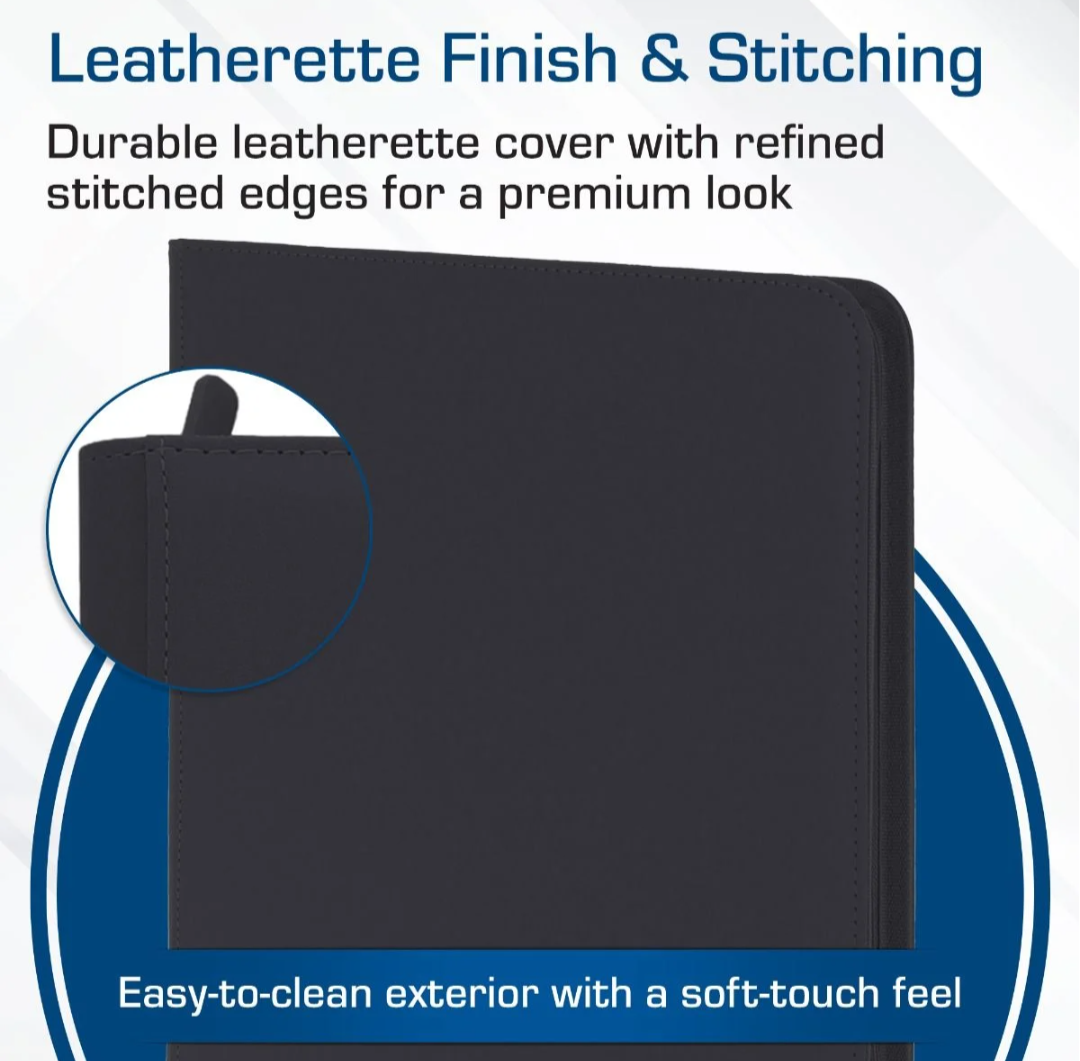 BCW Supplies Z-Folio 12-Pocket LX Album - Black