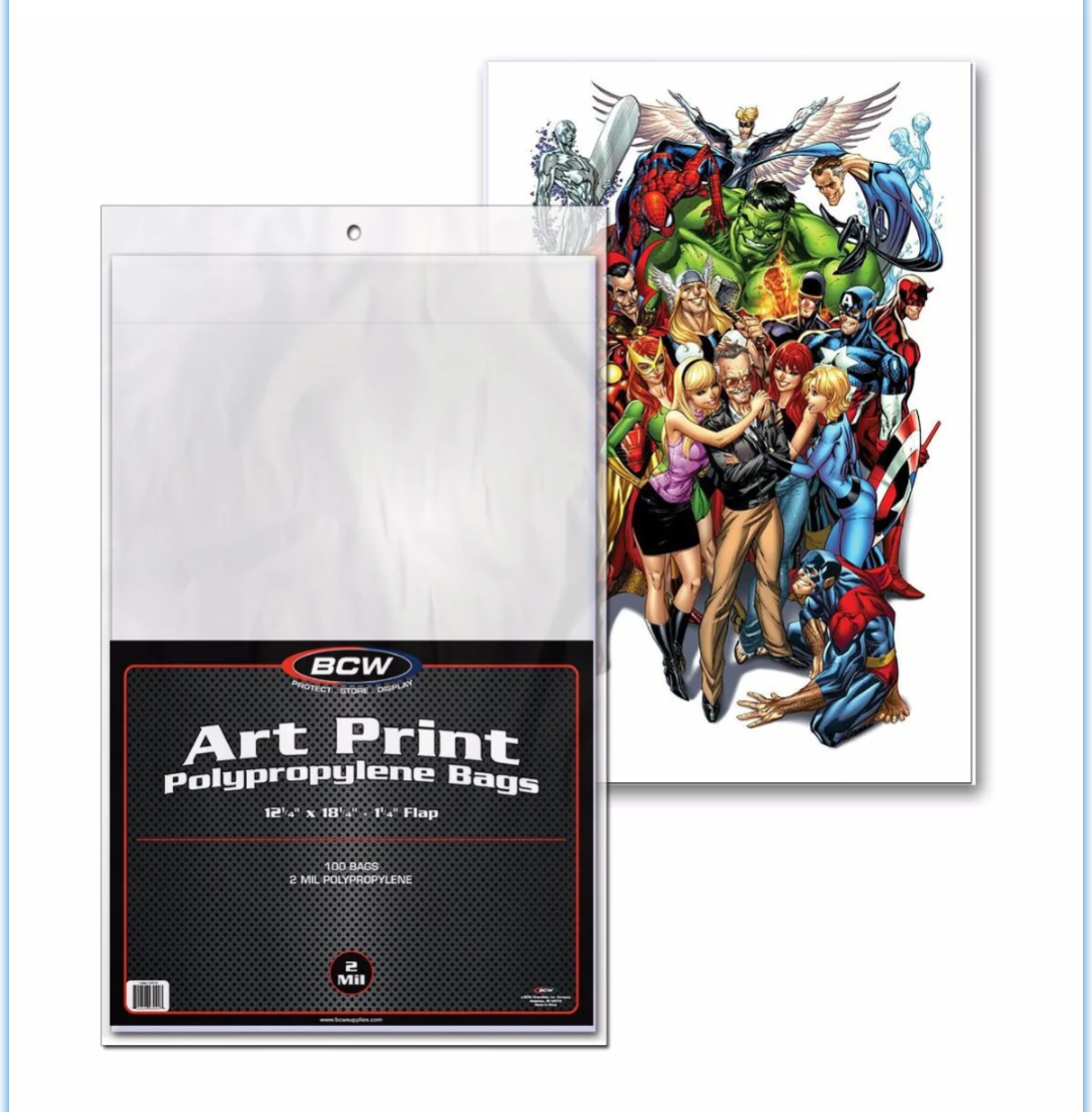 BCW Supplies 12x18 Photo Print Bags 100 pack