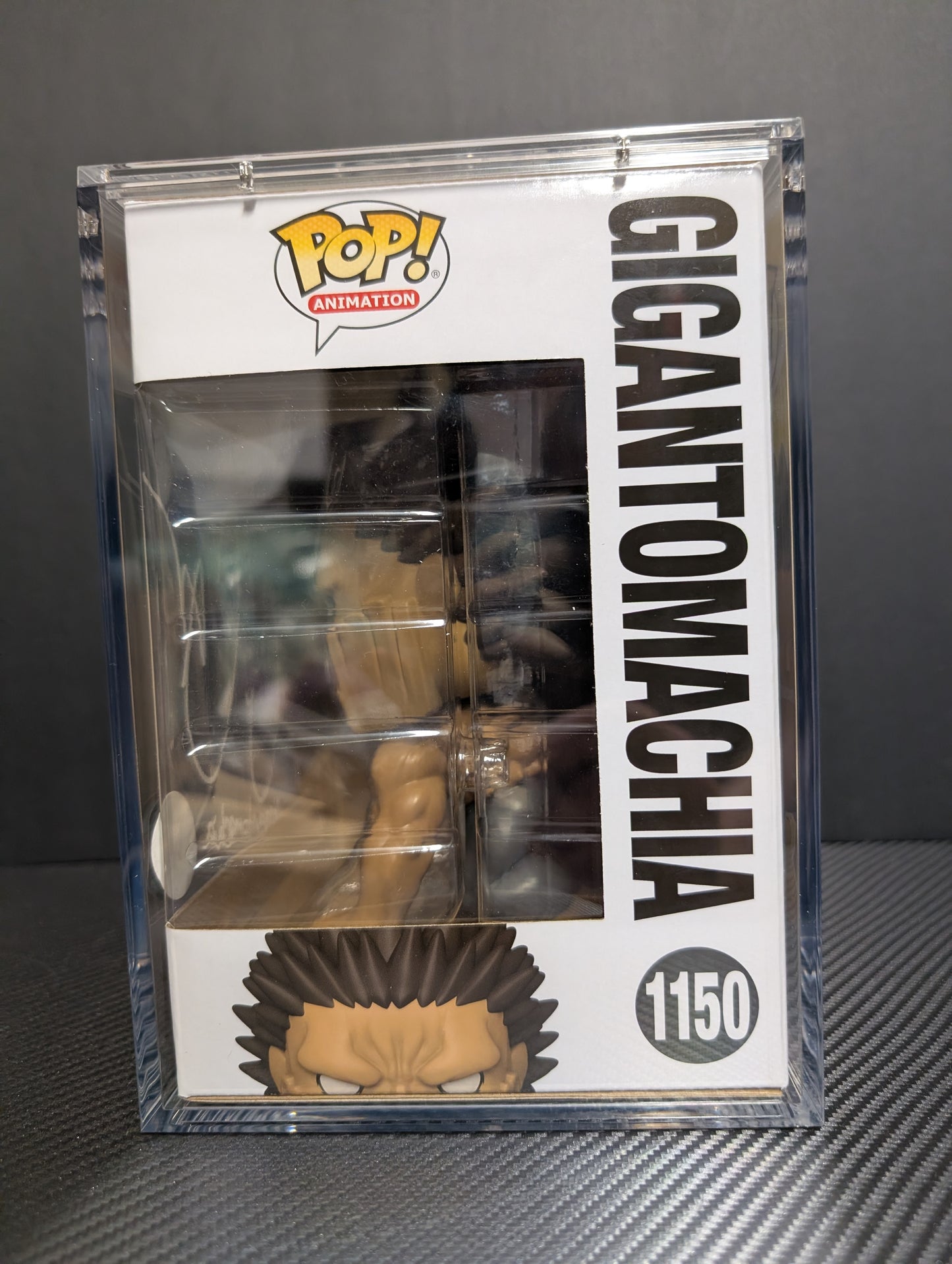 SIGNED Cris George Funko Pop! 6" Gigantomachia My Hero Academia Specialty Series 1105 With 6" PopShield Armor