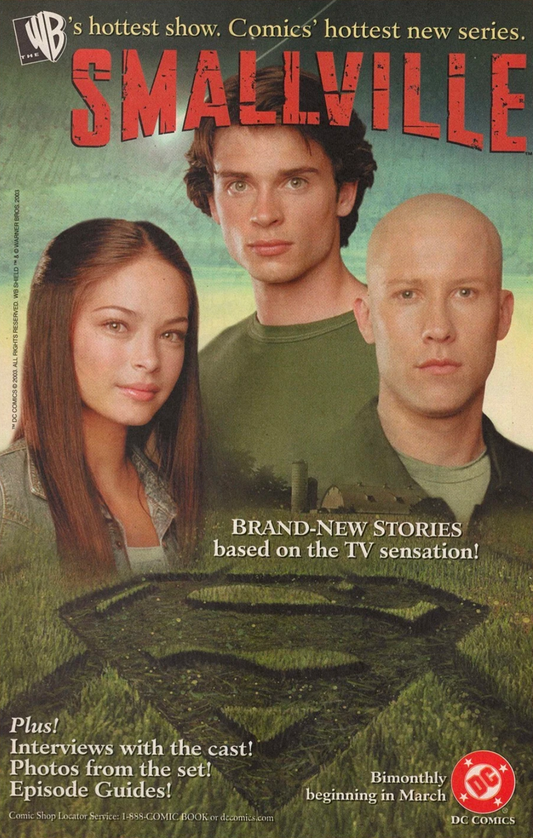 2003 Smallville Print Ad/Poster Superman 6.5x10