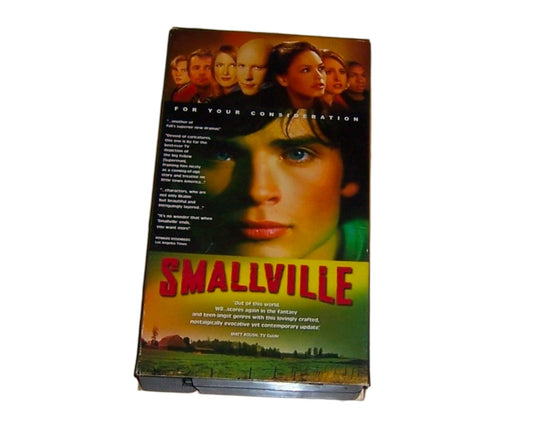 VHS Smallville Pilot & Hourglass Screener Used With VHS Protector