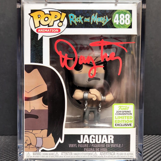 Danny Trejo SIGNED Funko Pop! Rick And Morty Jaguar 488 Signed JSA COA