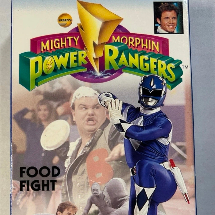VHS Mighty Morphin Power Rangers Food Fight
