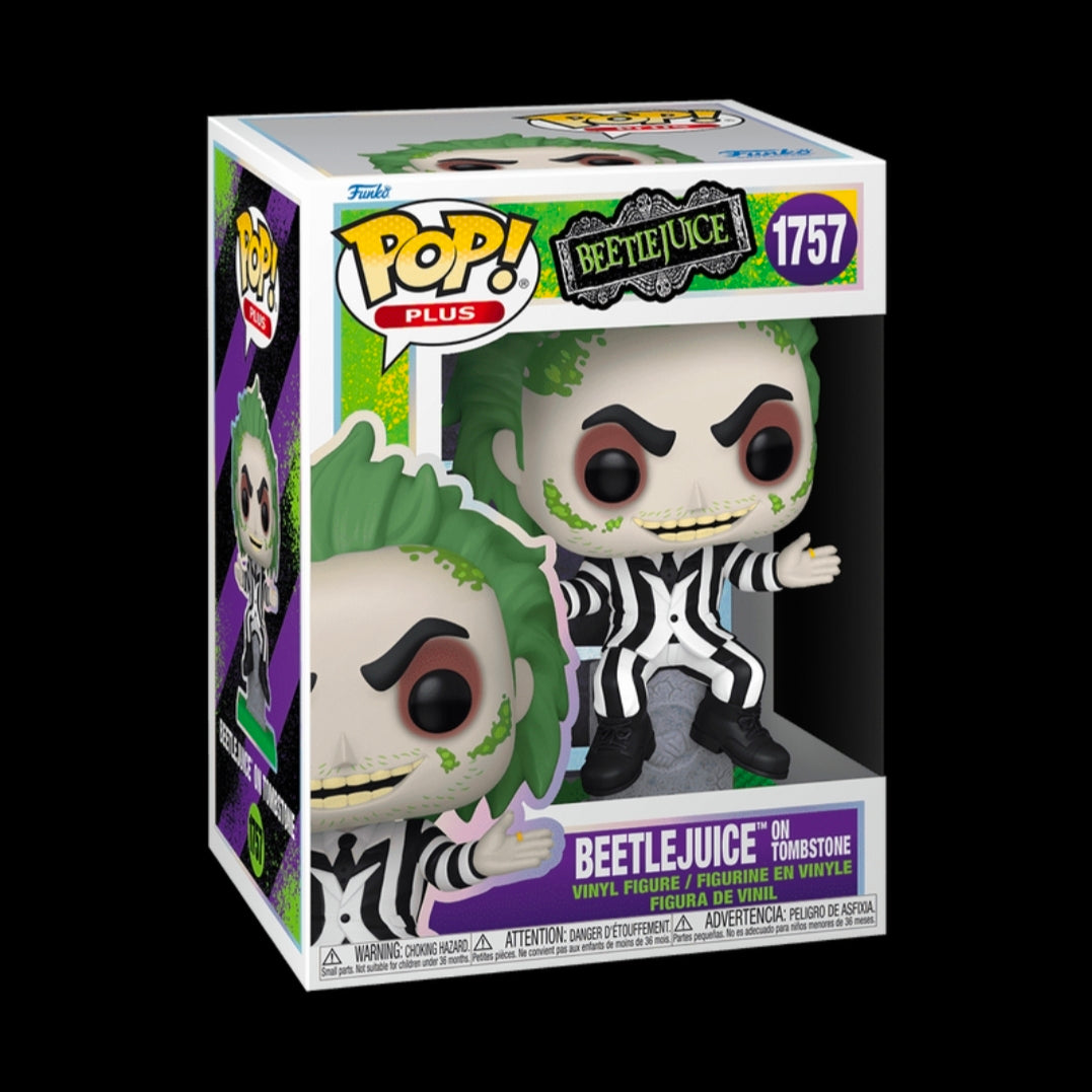Funko Pop! Plus Beetlejuice on Tombstone 1757