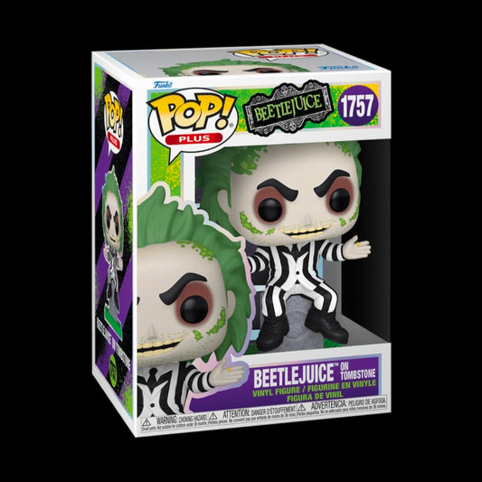 Funko Pop! Plus Beetlejuice on Tombstone 1757